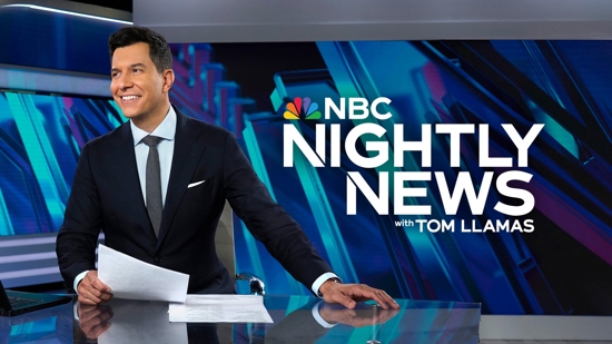 Tom Llamas, "NBC Nightly News" anchor and managing editor, is pictured on the news program's set in an undated photo. A Miami native and a Cuban American, Llamas was named successor to Lester Holt as the anchor of "NBC Nightly News" on March 5, 2025. Holt's final broadcast was May 30 and Llamas officially took over on June 2. A Catholic, Llamas is the first Latino anchor of an American nightly news broadcast.