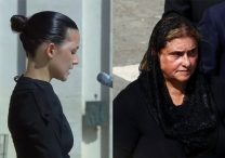 Valeria Vargas Valverde, left, reading the universal prayer, and Antonia Salzano, St. Carlo Acutis' mother, are seen Sept. 7, 2025, at the canonization Mass of St. Carlo and St. Pier Giorgio Frassati in a combination photo. Valverde was healed from severe head trauma through the intercession of now-St. Carlo, after her mother prayed at the tomb of the young teen. Her recovery, which her doctors called medically inexplicable, was the second miracle needed for Acutis’ canonization.
