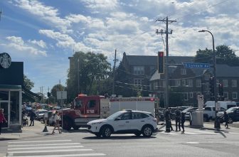 Law enforcement responded to a deadly shooting at Annunciation Church in Minneapolis on Aug. 27, 2025. DAVE HRBACEK | THE CATHOLIC SPIRIT