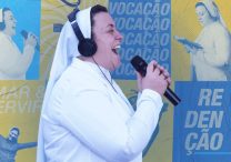 Brazilian Sister Marizele Isabel Cassiano Rego is seen in an undated photograph. Two Brazilian nuns have gone viral worldwide after a May 28, 2025, video showed them beatboxing and dancing hip hop on Catholic TV -- drawing comparisons to a real-life "Sister Act." (nuns beatboxing)