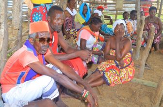 People who reside at the Kaya Godoma Rescue Center are pictured in Kilifi, a coastal town in Kenya, April 24, 2025. Some elderly individuals at Kaya Godoma have been accused of witchcraft by members of their community and even their relatives. This has led to them being violently driven from their homes.