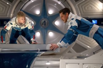 Joseph Quinn as Johnny Storm/Human Torch and Pedro Pascal as Reed Richards/Mister Fantasticin, star in a scene from the movie "The Fantastic Four: First Steps." The OSV News classification is A-III -- adults. The Motion Picture Association rating is PG-13 -- parents strongly cautioned. Some material may be inappropriate for children under 13.
