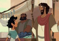 Benjamin Jacobson voices a young John the Evangelist and Ian Hanlin voices Jesus in the animated children’s film "Light of the World" by Salvation Poem Project.