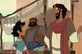Benjamin Jacobson voices a young John the Evangelist and Ian Hanlin voices Jesus in the animated children’s film "Light of the World" by Salvation Poem Project.