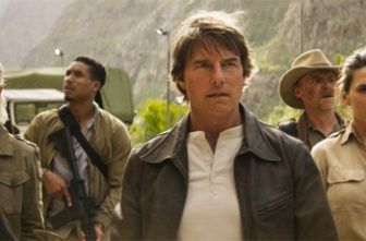 Tom Cruise plays Ethan Hunt, Pom Klementieff plays Paris, Greg Tarzan Davis plays Degas, Simon Pegg plays Benji Dunn and Hayley Atwell plays Grace in a scene from the movie "Mission: Impossible - The Final Reckoning." The OSV News classification is A-II -- adults and adolescents. The Motion Picture Association of America rating is PG-13 -- parents strongly cautioned. Some material may be inappropriate for children under 13.
