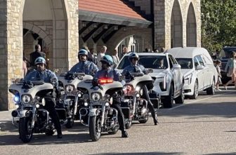 Motorcade Fletcher Funeral