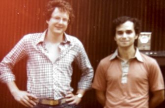Seminarians John Snider and Robert Prevost in 1980 at the Augustinian house in Hyde Park, Illinois. COURTESY REV. JOHN SNIDER