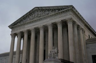 The U.S. Supreme Court building is seen in the rain in Washington October 2, 2022. In upholding a Texas law requiring age verification to view online pornography, the U.S. Supreme Court June 27, 2025, aligned with an earlier proposal from the U.S. Conference of Catholic Bishops.