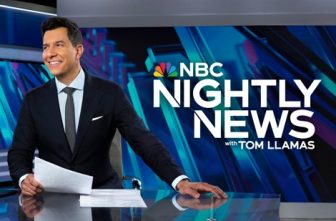 Tom Llamas, "NBC Nightly News" anchor and managing editor, is pictured on the news program's set in an undated photo. A Miami native and a Cuban American, Llamas was named successor to Lester Holt as the anchor of "NBC Nightly News" on March 5, 2025. Holt's final broadcast was May 30 and Llamas officially took over on June 2. A Catholic, Llamas is the first Latino anchor of an American nightly news broadcast.