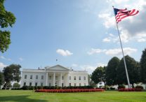 The U.S. flag is seen in front of the White House after in Washington Aug. 16, 2025. The White House announced Sept. 8 a prayer campaign for the 250th anniversary of the country.